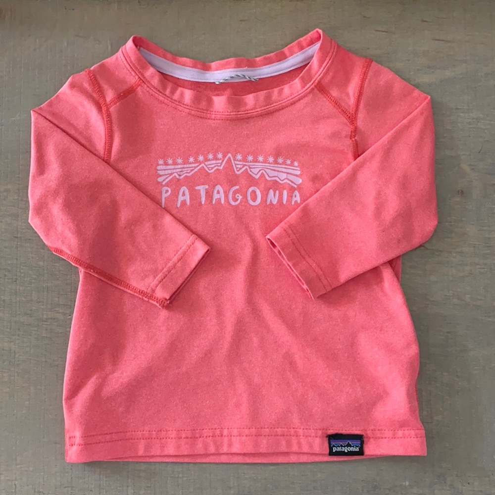 Baby girl Patagonia Capilene Crew top